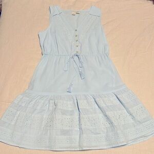 Baby blue dress